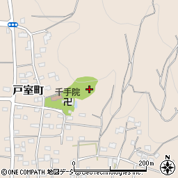 栃木県佐野市戸室町周辺の地図