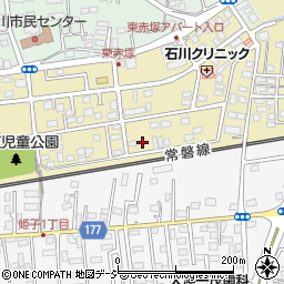 茨城県水戸市東赤塚2213周辺の地図