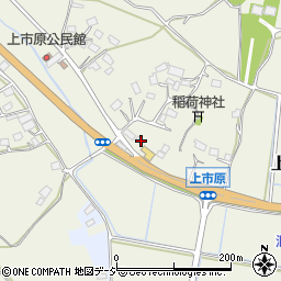 茨城県笠間市上市原1777周辺の地図