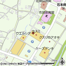 株式会社カスミ　笠間店周辺の地図
