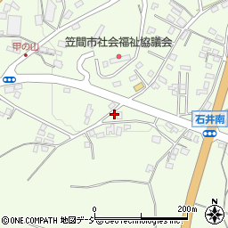 茨城県笠間市石井521周辺の地図