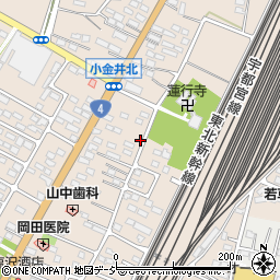 栃木県下野市小金井2946-4周辺の地図