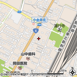栃木県下野市小金井2948周辺の地図