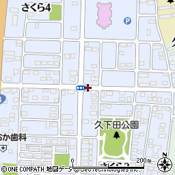 栃木県真岡市さくら周辺の地図