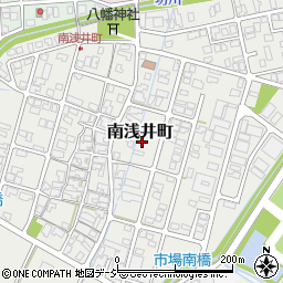 石川県小松市南浅井町周辺の地図
