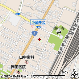 栃木県下野市小金井2945-2周辺の地図