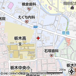 栃木県栃木市錦町3-7周辺の地図