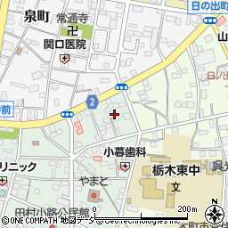 栃木県栃木市万町31周辺の地図