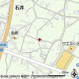 茨城県笠間市石井399周辺の地図