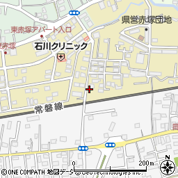 茨城県水戸市東赤塚254周辺の地図