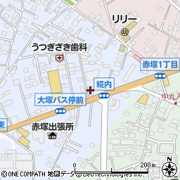 茨城県信用組合赤塚支店周辺の地図