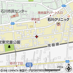 茨城県水戸市東赤塚周辺の地図