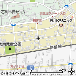 茨城県水戸市東赤塚周辺の地図