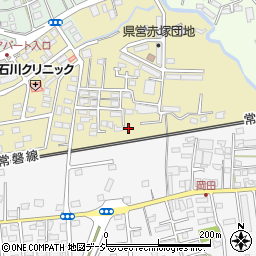 茨城県水戸市東赤塚255-22周辺の地図