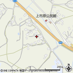 茨城県笠間市上市原2017周辺の地図