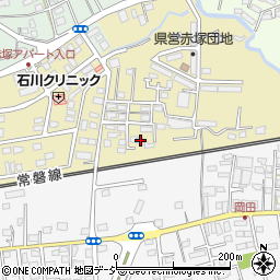 茨城県水戸市東赤塚255-41周辺の地図