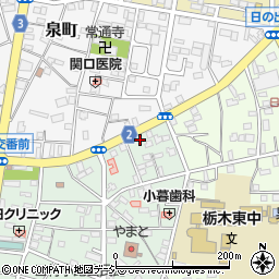 栃木県栃木市万町31-7周辺の地図