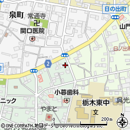 栃木県栃木市万町31-12周辺の地図