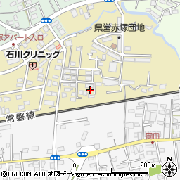 茨城県水戸市東赤塚255-20周辺の地図