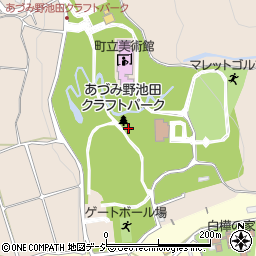 あづみ野池田クラフトパーク周辺の地図