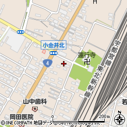 栃木県下野市小金井2939-2周辺の地図