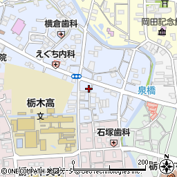 栃木県栃木市錦町3-15周辺の地図