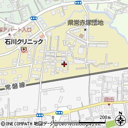 茨城県水戸市東赤塚255-19周辺の地図