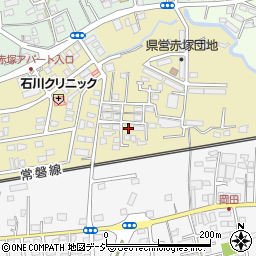 茨城県水戸市東赤塚255-18周辺の地図