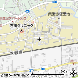 茨城県水戸市東赤塚255-6周辺の地図