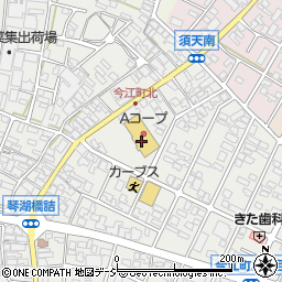 株式会社ジャコム石川　Ａコープ今江店周辺の地図