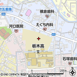 栃木県栃木市錦町5周辺の地図