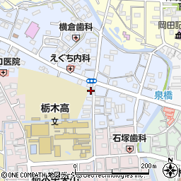 栃木県栃木市錦町4-12周辺の地図