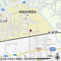 茨城県水戸市東赤塚84周辺の地図
