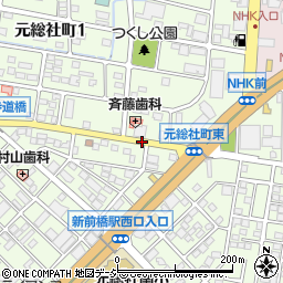 警察学校入口周辺の地図