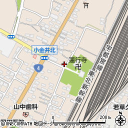 栃木県下野市小金井2935-1周辺の地図