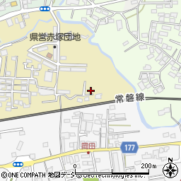 茨城県水戸市東赤塚85周辺の地図