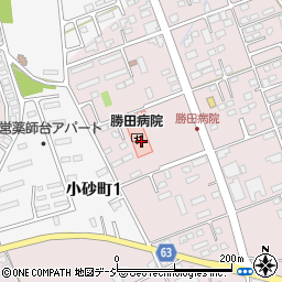 勝田病院周辺の地図