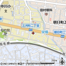 おもだかや亀井薬局周辺の地図