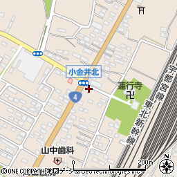 栃木県下野市小金井2937-2周辺の地図