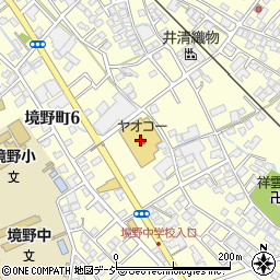 ヤオコー桐生境野店周辺の地図