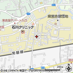 茨城県水戸市東赤塚255-8周辺の地図