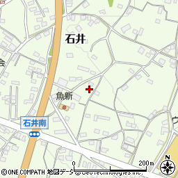 茨城県笠間市石井443周辺の地図