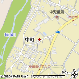 栃木県佐野市中町1221-1周辺の地図