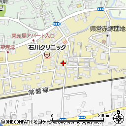 茨城県水戸市東赤塚253周辺の地図