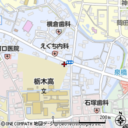 栃木県栃木市錦町5-34周辺の地図