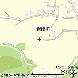 栃木県栃木市岩出町300周辺の地図