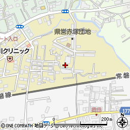 茨城県水戸市東赤塚82周辺の地図