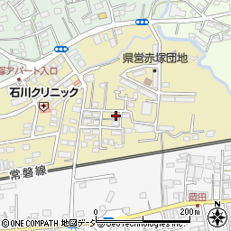 茨城県水戸市東赤塚255-16周辺の地図