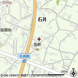 茨城県笠間市石井469周辺の地図