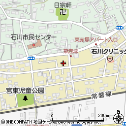 セブンイレブン水戸東赤塚店周辺の地図